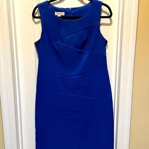 DressBarn electric blue sheath dress.
